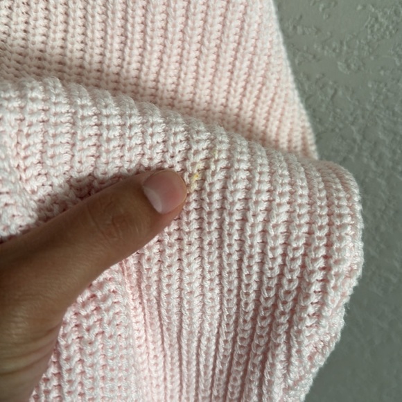 Pierre Cardin pink knit sweater size medium - Picture 8 of 13